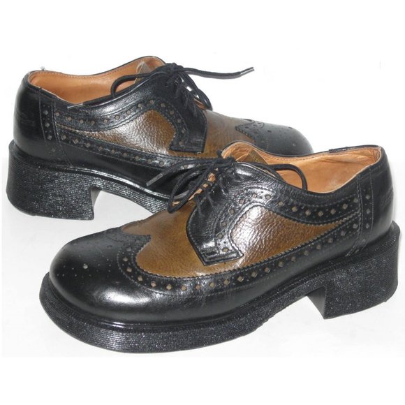 Size UK 5 / US 7 Doc Marten Heels Clogs Wingtips - Picture 1 of 8